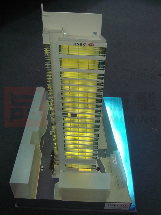香港汇丰银行模型（1：75）
