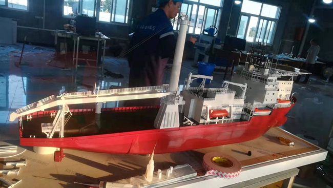 工业机械模型船模（1：100）